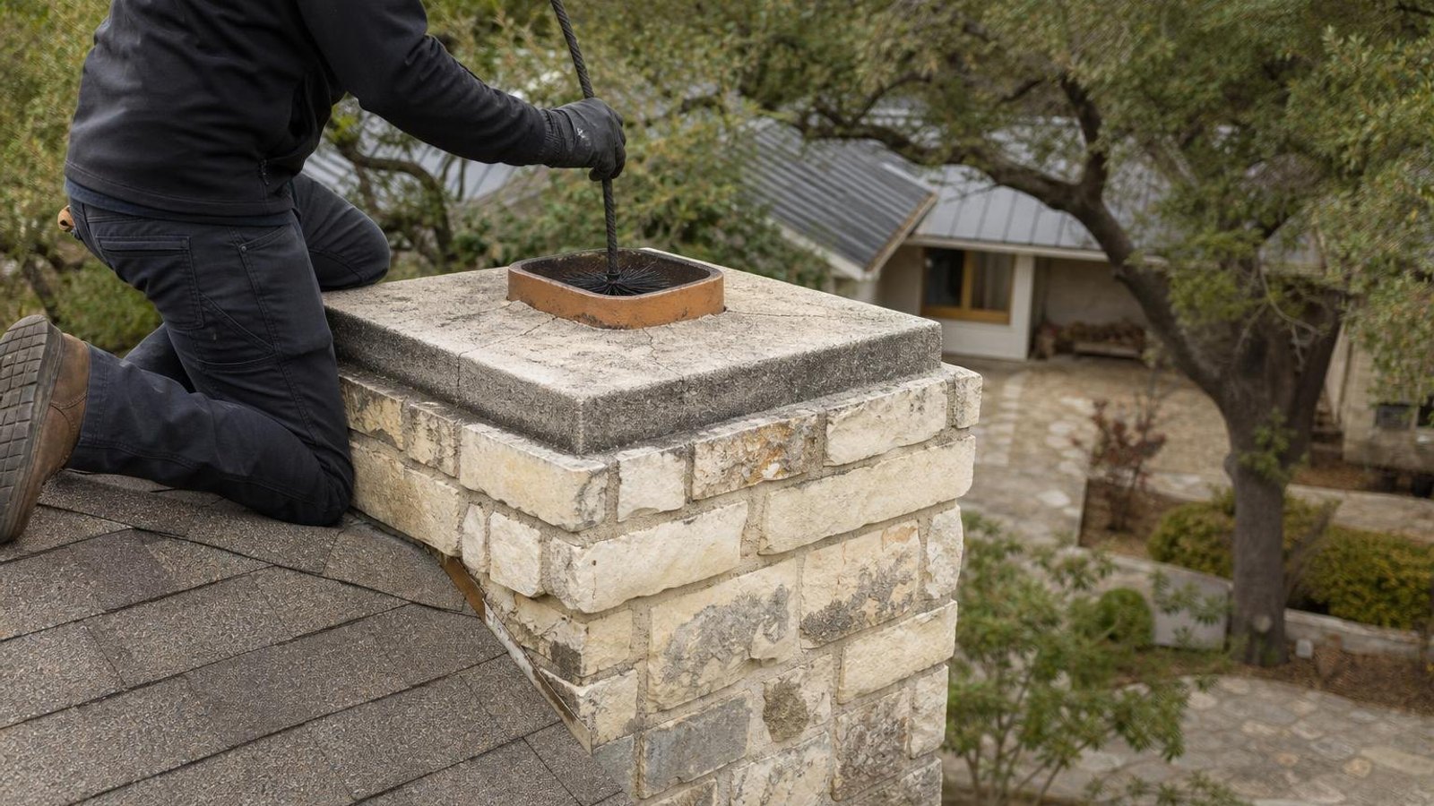 Practical chimney sweep & inspection in San Antonio
